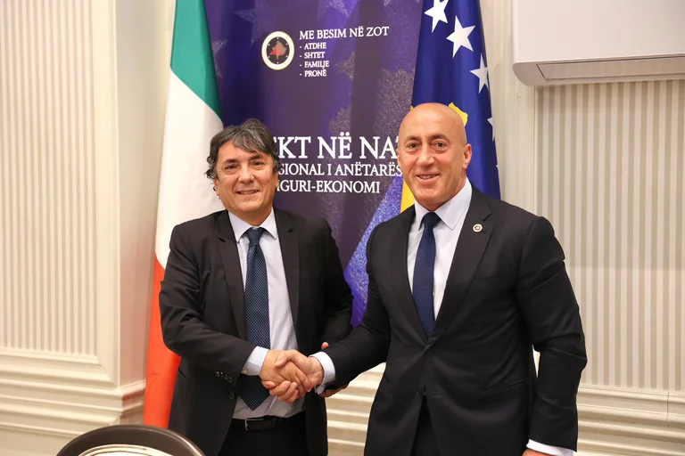 Haradinaj hosts new Italy ambassador, citing Kosovo's membership in NATO, EU