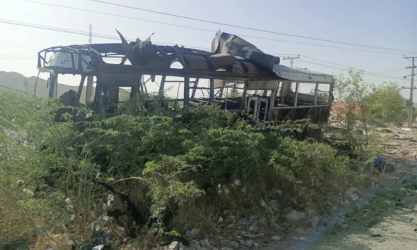 Attacking a school bus in Pakistan, killing four children, wounding about 40