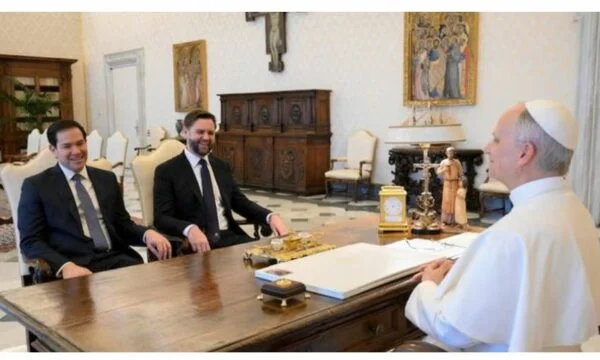 El Papa León XIV se reúne con representantes estadounidenses, JD Vance y Marco Rubio