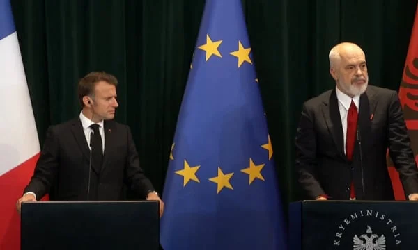 Rama at the conference with Macron: Region has a loyal supporter