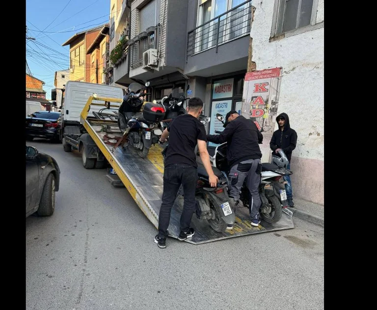 Prizren: 35 motocicletas son incautadas, multado por más de 100 motociclistas