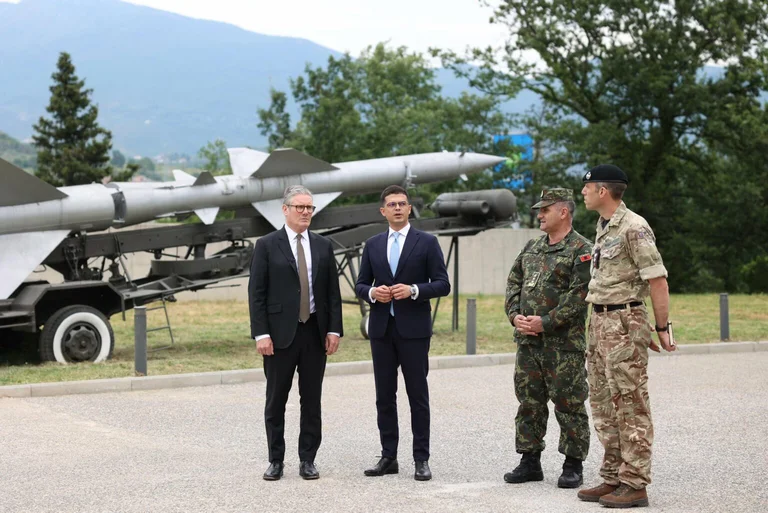 Starmer's Veng Visit Visit Visit Visit Visits Albania's Security and Protection Innovation Centre