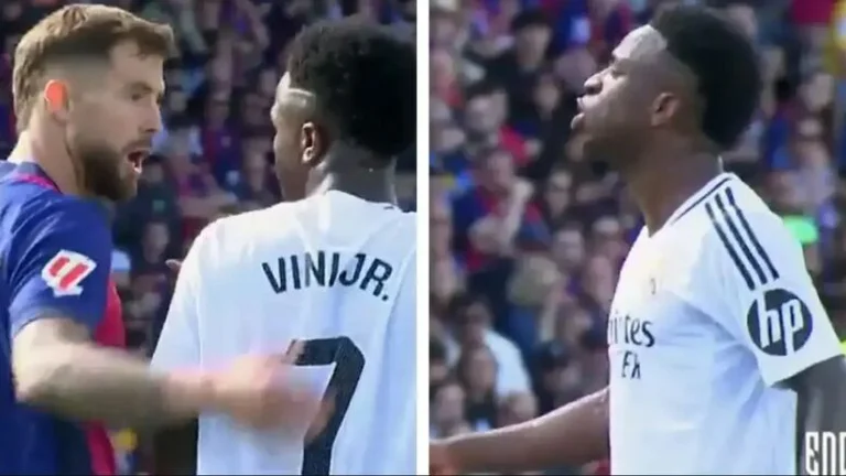 Ils ont eu un accident à El Classico, appris les mots que Vinnie Jr a dit à Inigo Martinez.