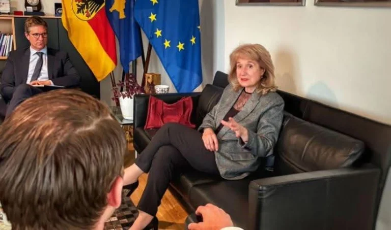 Die Botschaft der Deutschen Botschaft in Kosovo erwartet einen Besuch von Trendafilova: Dieser Gerichtshof wird unterstützt