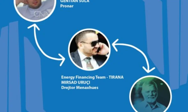 Untertitel: NOA”, Gentian Sula mit “Management EFT” in Albanien, führt zu serbischen Energie Oligarch Vuk Hamovic