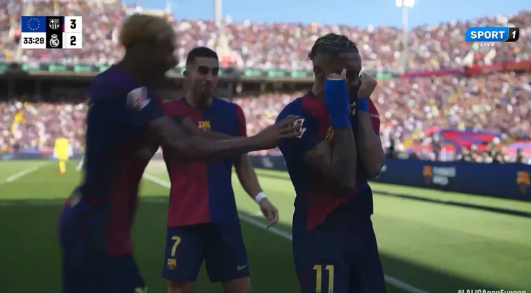Spectacle dans “El Classico”, marquer sixième but