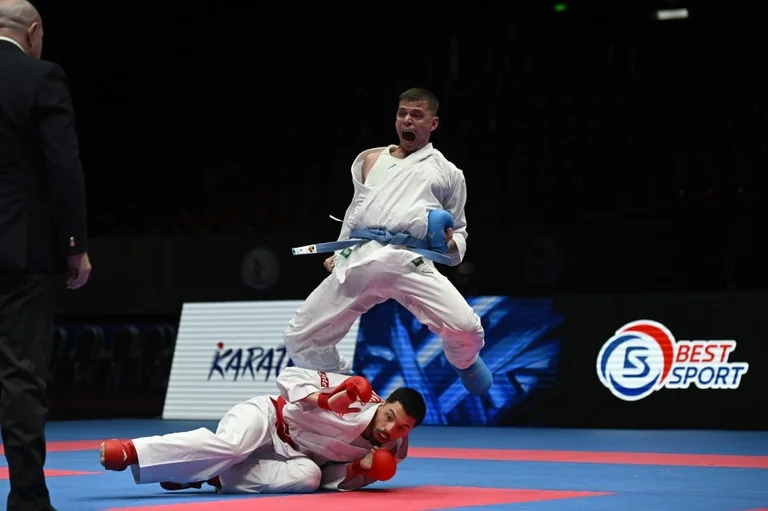 Karateist Betim Maliqi gana la medalla europea de bronce en los últimos segundos