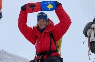 Uta Ibrahimi macht Geschichte in der Welt, die die erste albanische Frau, um die 14 höchsten Gipfel der Welt zu klettern