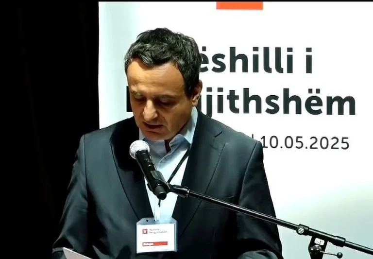 La 14e session constitutionnelle de la Chambre de demain, Kurti dit qu'il doit son vote au peuple de S.