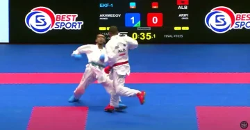 Arifi, Europas Stellvertretermeister in karate
