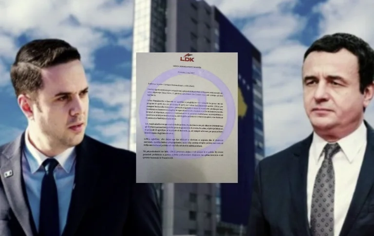“The LDK has deemed it impossible to co-operate with you”, this is Abdjik's letter to Kurti