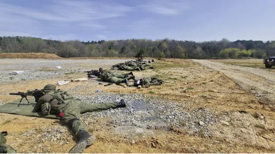 Some KSF soldiers take sniper course