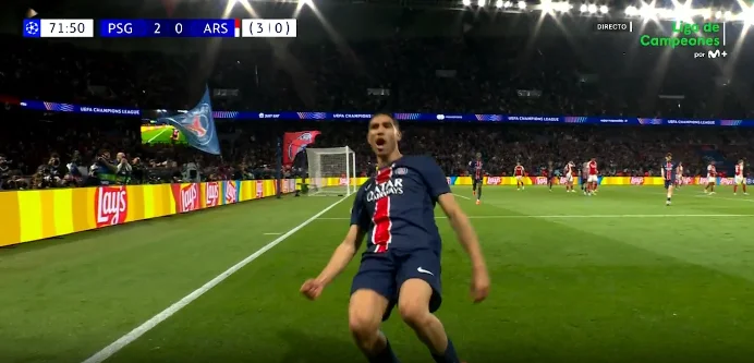 Arsenal loses his way in the yard, Paris finds second goal with the mad blow of Hakim
