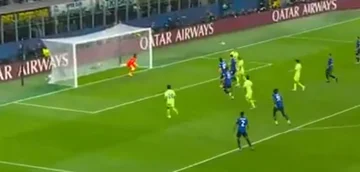 Olmo angles, score is equal to “Giuseppe Meazza”