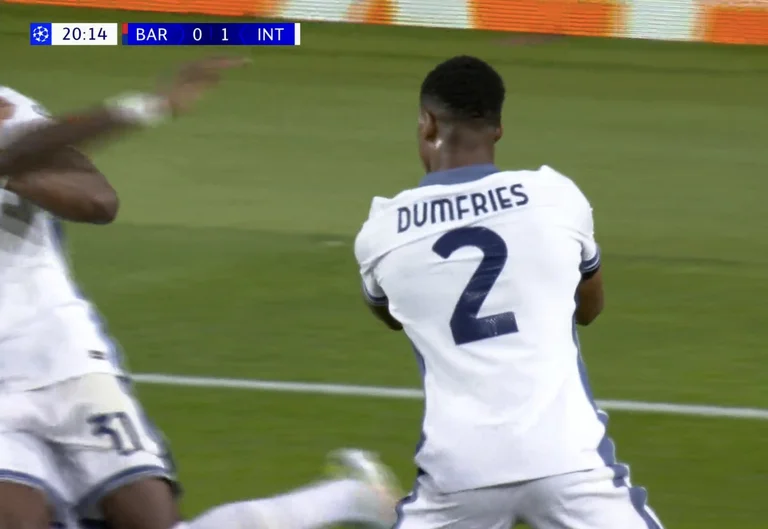 ” interested”, Superglogue Dumfried doubles the score on Barcelona (VIDEO)