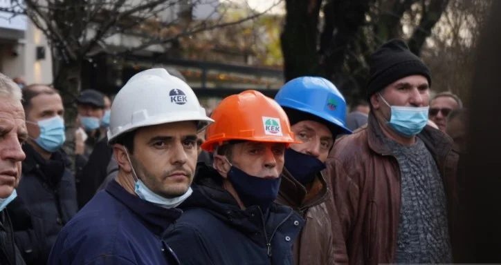 KEK's workers protest on May 1st
