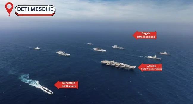 Any scenario, armed to the teeth! ” In the Mediterranean, the largest British fleet