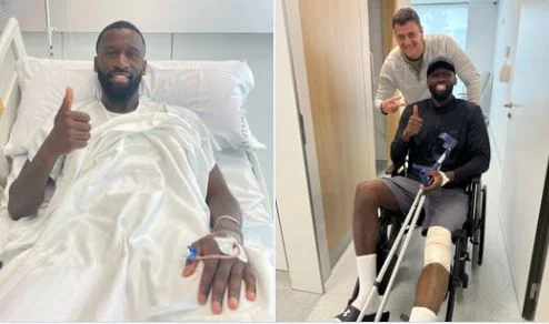 Rudger with a message after his operation: It'll play too soon.