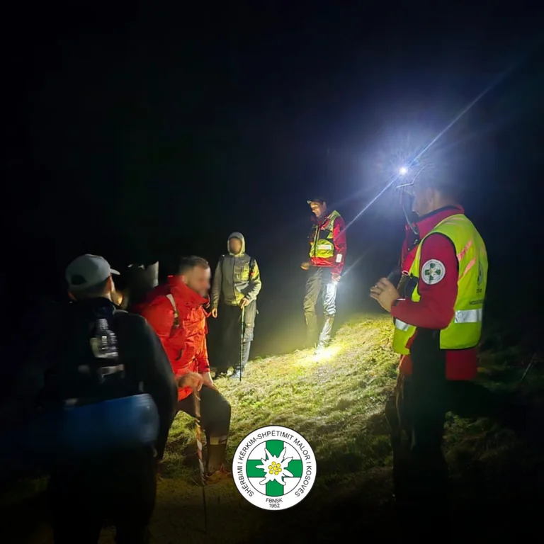 Five boxers trapped in the Bistra Mountains, saved by search-saving teams