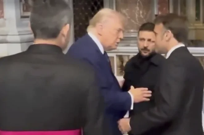 Trump removed Macron from the conversation, did not wish at the meeting with Zelensky in Rome
