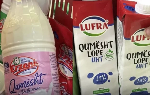Alarm: It is reported that“Lufra” and “Erzeni” put carcinogenic milk on the market?