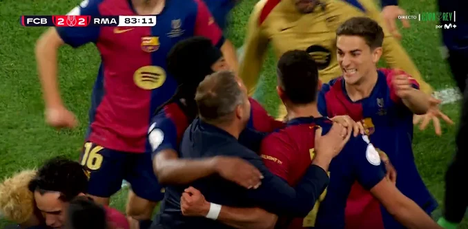 TOOORREES! Barcelona gleicht wieder, super Hilfe von Lamine Yamal