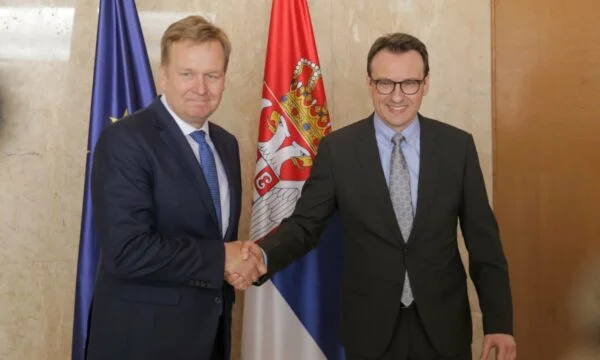 Sorensen after meeting Petkovic's Djuric: We had good discussion about efforts for progress in dialogue