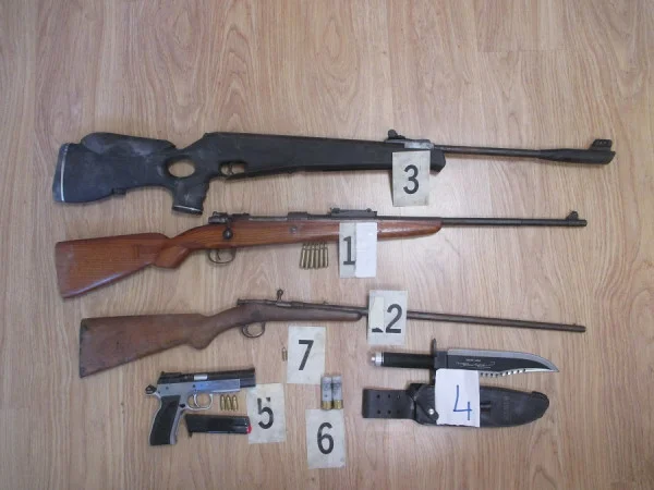 Due uomini arrestati e diverse armi sequestrate a Decan