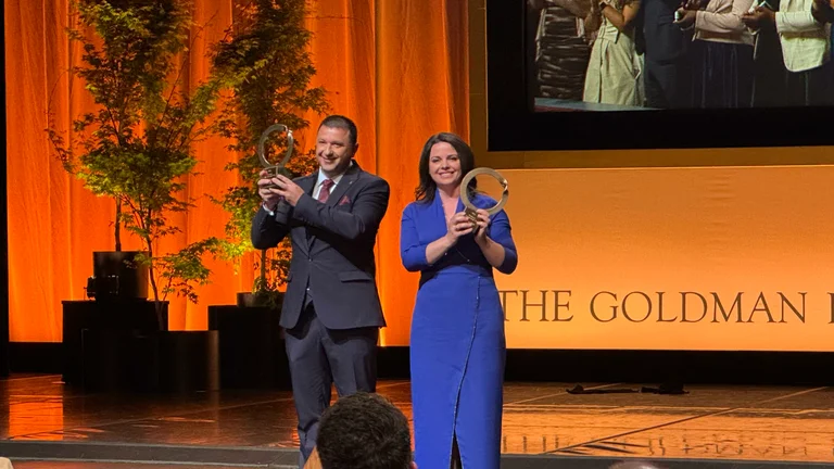 Aktivisten, die Vjosa gewinnen Umwelt Nobel Goldman Preis 2025