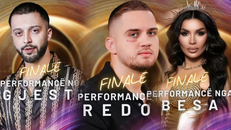 Le spectaculaire Big Brother Final Evening V L'Albanie IP, performance attendue de Redoni, la Justice de nombreux artistes