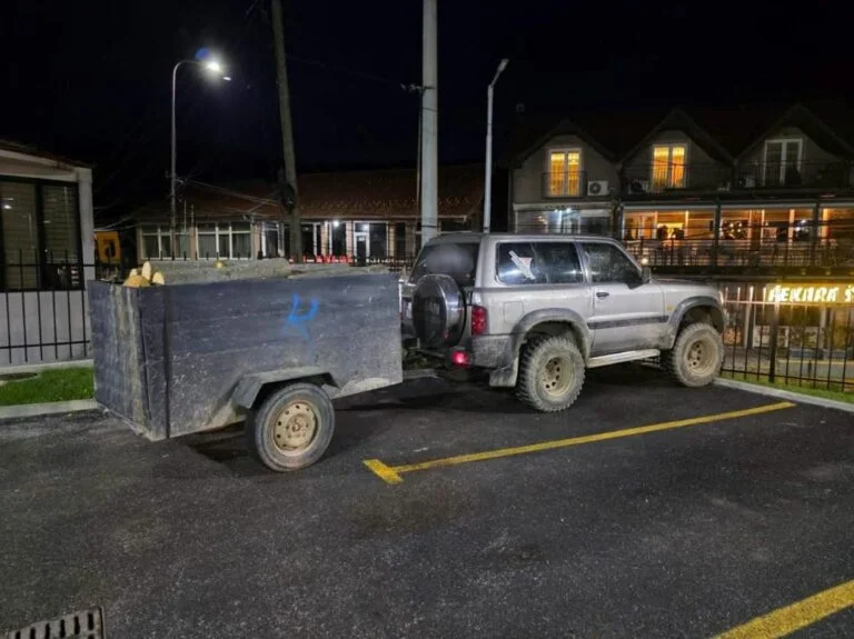 Un véhicule est confisqué à Shtrpce, sans que les documents soient transportés aux arbres