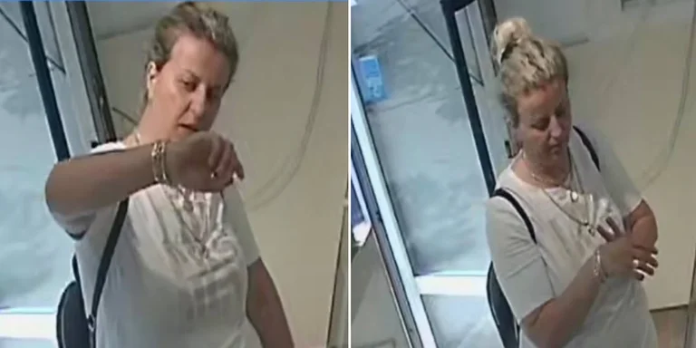 Se vedi questa donna, chiama subito la polizia.