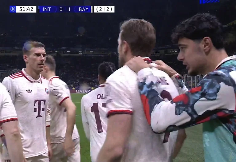 GOOOOOOOL: Bayern Munich marks for Inter, everything equals