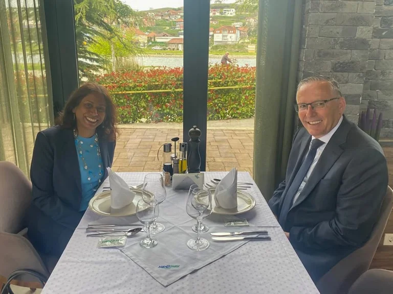 American Embassy Chief Meets Bedri Hamza