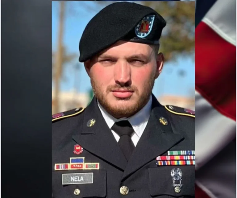 Victory Nela died in a US traffic accident, a member of the U.S. National Guard.