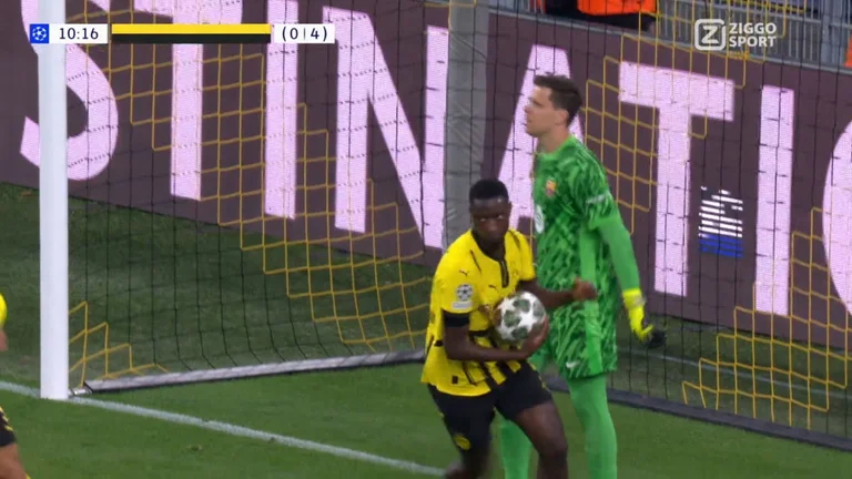 GOOOL: Borousia Dortmund, in the upper hand over Barcelona, marks from the Guirrassy penalty