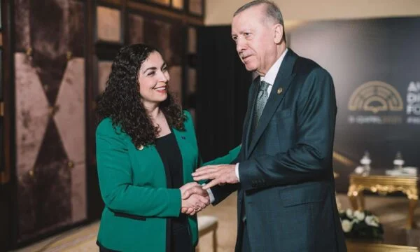 Antalya - Erdogan meeting: You're learning Turkish, then you're forgetting, Osman: I have to practice with you
