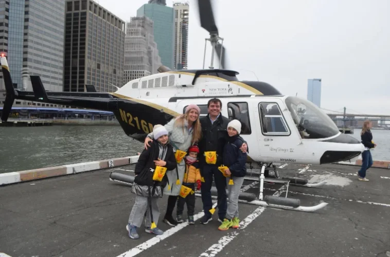 The pilot's radio call detected shortly before the helicopter crash on the Hudson River