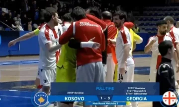 Kosovo schlägt von Georgien nach Futsall