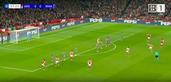 Arsenal violates Real Madrid in “E favores”