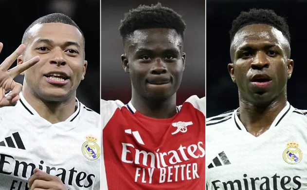 ” Saka is expected to prove to be on the same level as Kylian Muppe and Winicius Junior