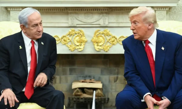 Trump, at a meeting with Netanyah, says war in Gaza must end soon