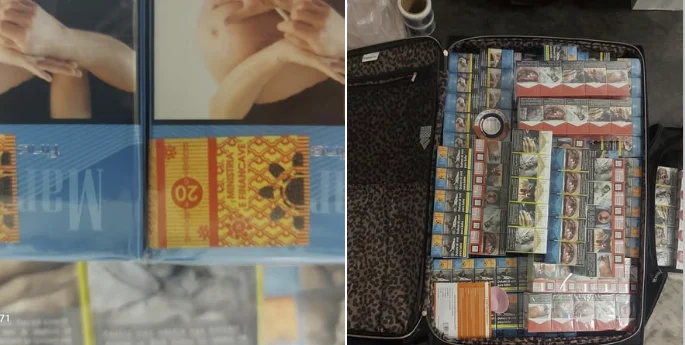 One person caught at Pristina airport: Found in suitcases 28 thousand pieces of cigarettes