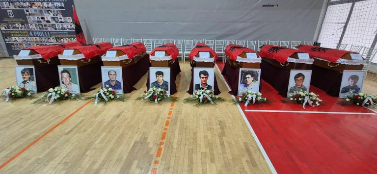 They're looking at eight missing people being re-crusted today on the anniversary of the Kralan Massacre.