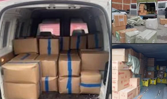 La polizia afferra cosmetici e bacche non firmati