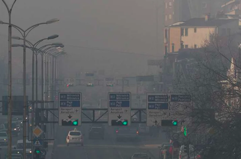 Pristina 61st in der Welt für Luftverschmutzung