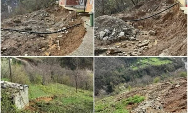 else in Prizren village, mudslides evacuate residents