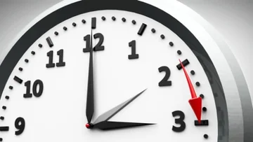 Tonight after midnight, clockwise goes 60 minutes before