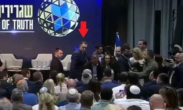 When Dodik tried to sit near Netanyah, organizers expelled him from the conference in Jerusalem