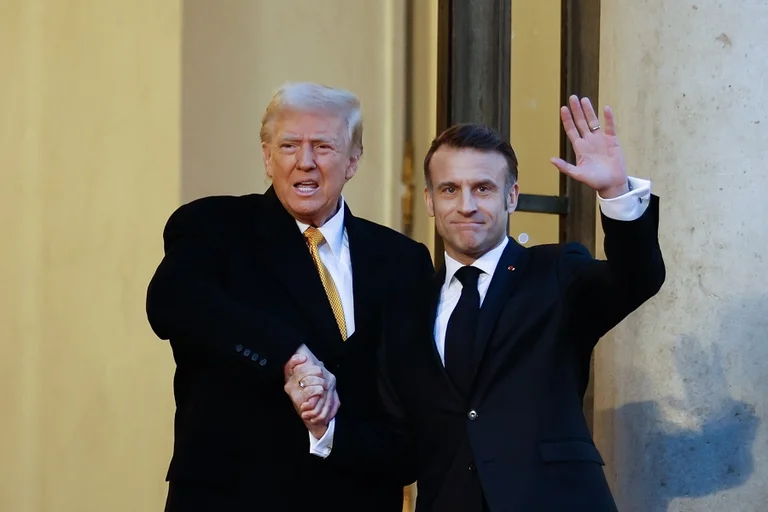 Macro habla con Trump antes de la cumbre en París